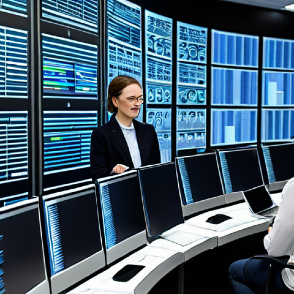 A diverse group of professional individuals, fully clothed in modest business casual attire, working collaboratively in a cutting-edge digital archive facility. The environment is sleek and modern, featuring rows of organized data servers, interactive holographic displays showing streams of data, and large screens displaying abstract representations of digital content. Each person is focused on their tasks, contributing to the preservation and organization of valuable digital heritage. The atmosphere is highly collaborative, innovative, and efficient. Safe for work, appropriate content, fully clothed, professional dress, perfect anatomy, correct proportions, natural pose, well-formed hands, proper finger count, natural body proportions, high quality professional photography.