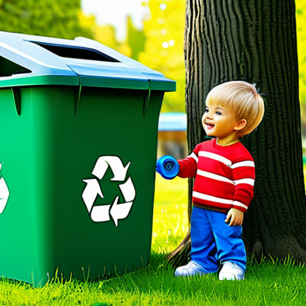 Titi Pipo Goes Green**

A fully clothed child in appropriate attire is playing with Titi Pipo toys near a recycling bin in a sunny park, emphasizing the importance of environmental protection. Titi Pipo characters are planting a small tree.  Safe for work, family-friendly, perfect anatomy, correct proportions, natural pose, professional illustration, bright colors, eco-conscious theme, modest clothing.

**