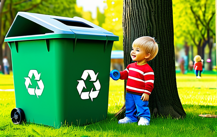 Titi Pipo Goes Green**

A fully clothed child in appropriate attire is playing with Titi Pipo toys near a recycling bin in a sunny park, emphasizing the importance of environmental protection. Titi Pipo characters are planting a small tree.  Safe for work, family-friendly, perfect anatomy, correct proportions, natural pose, professional illustration, bright colors, eco-conscious theme, modest clothing.

**