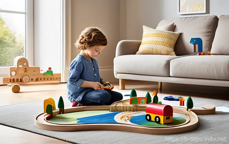 띠띠뽀 콘텐츠의 글로벌 진출 가능성 - **Prompt:** An enchanting and vibrant animated scene featuring Titipo, the friendly blue train, at t...