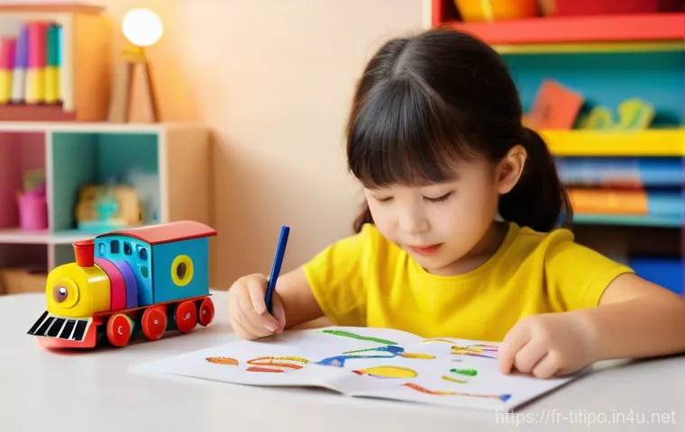 띠띠뽀와 AI 기술 접목 - **Prompt 2: Titipo's Interactive Storybook Quest**
    "An adventurous scene depicting a dynamic int...