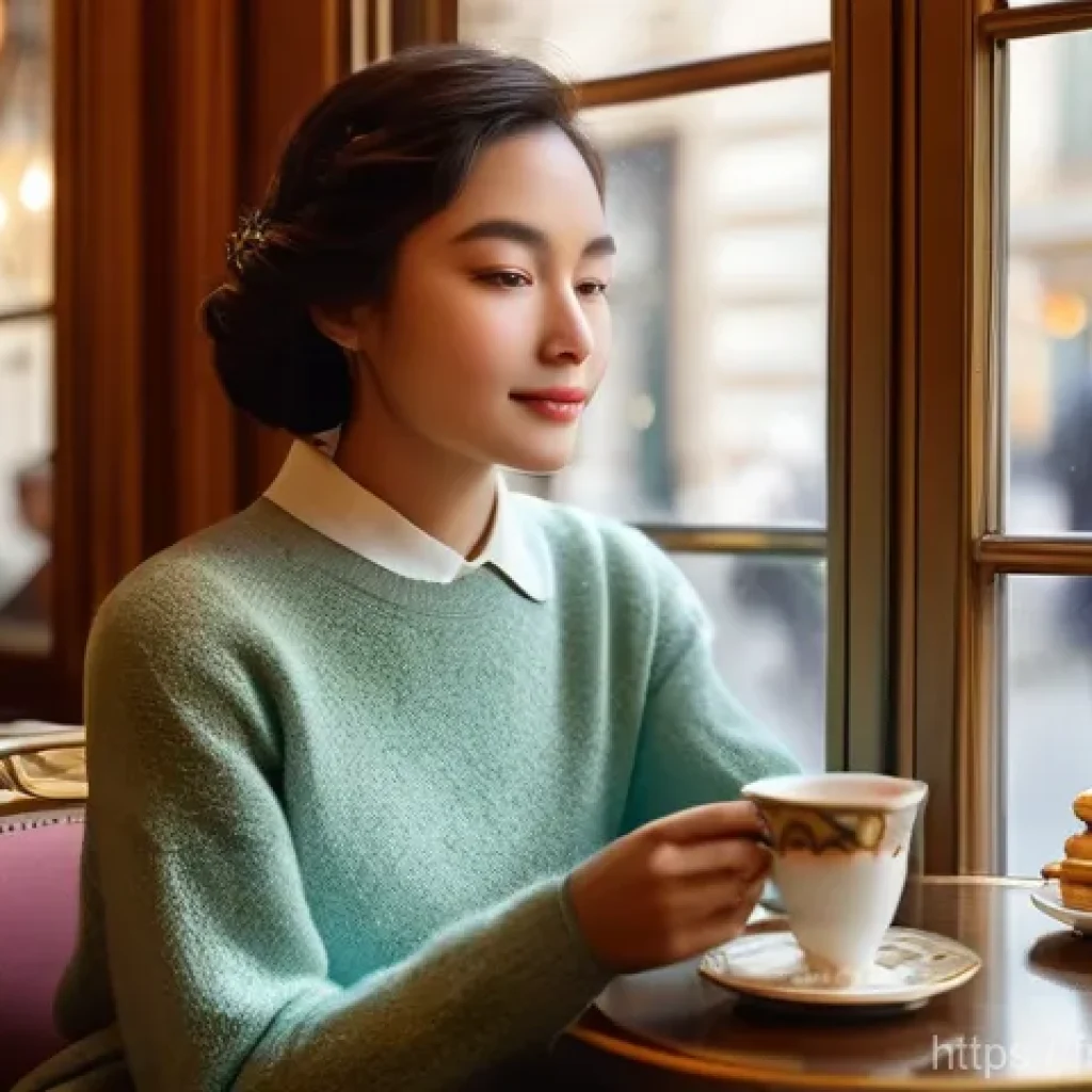 띠띠뽀와 함께하는 창의성 키우기 - **Prompt 1: Embracing the Unknown**
    A young woman, elegantly dressed in a chic, comfortable swea...