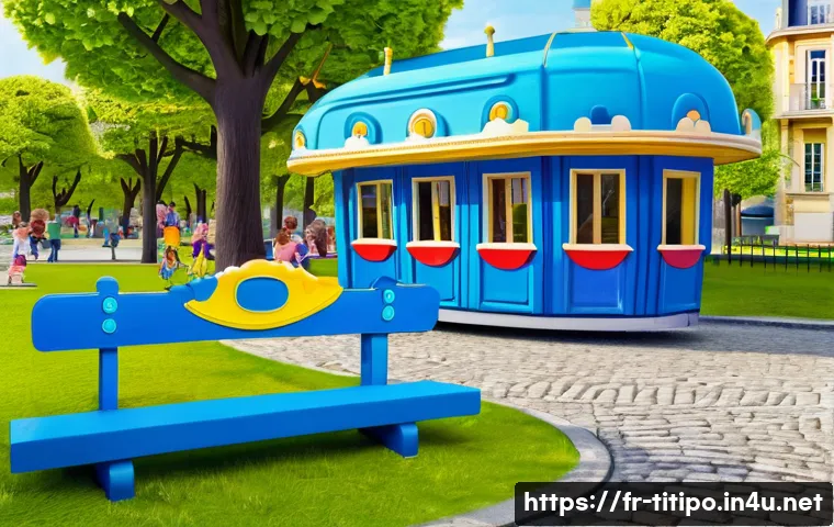 띠띠뽀와 글로벌 파트너십 - **Prompt 1: Titipo's French Adventure in a Parisian Park**
    "An animated scene in the vibrant, co...